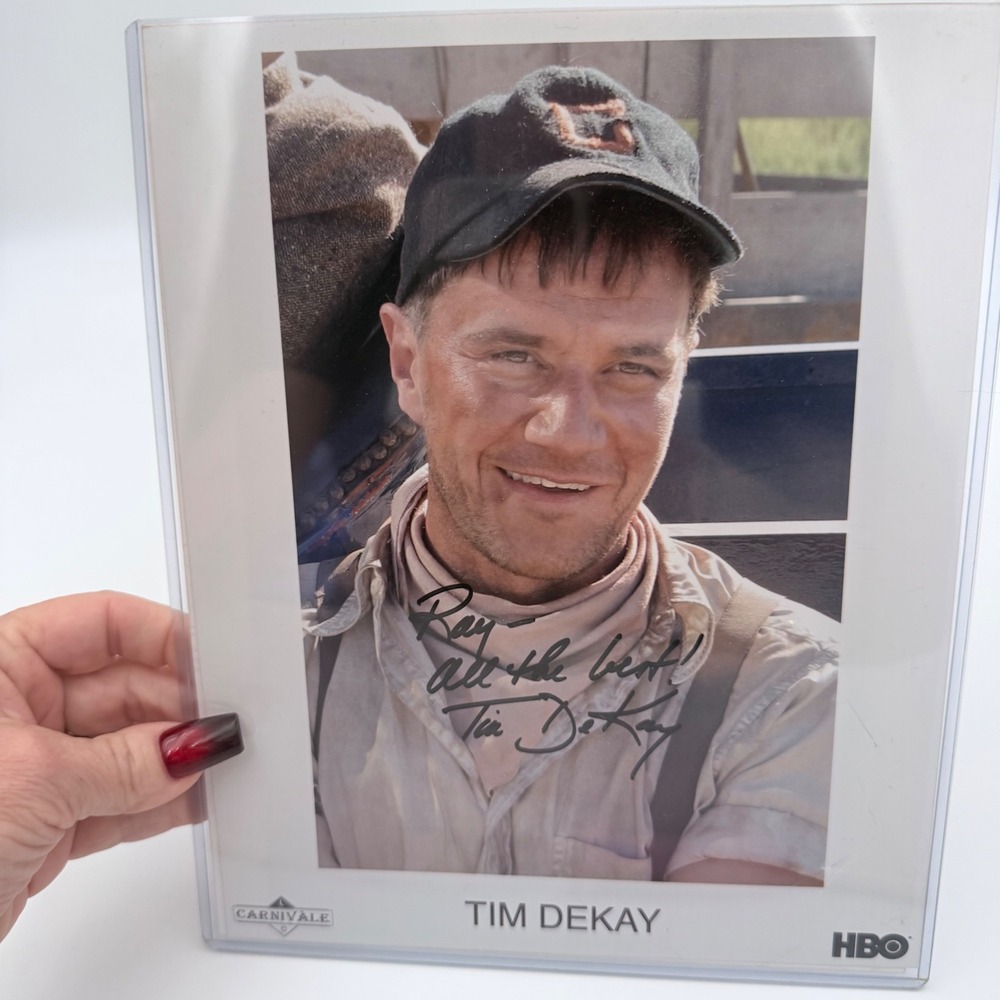 Tim DeKay Signed Photo Carnivale HBO Autograph 8x10 Personalized